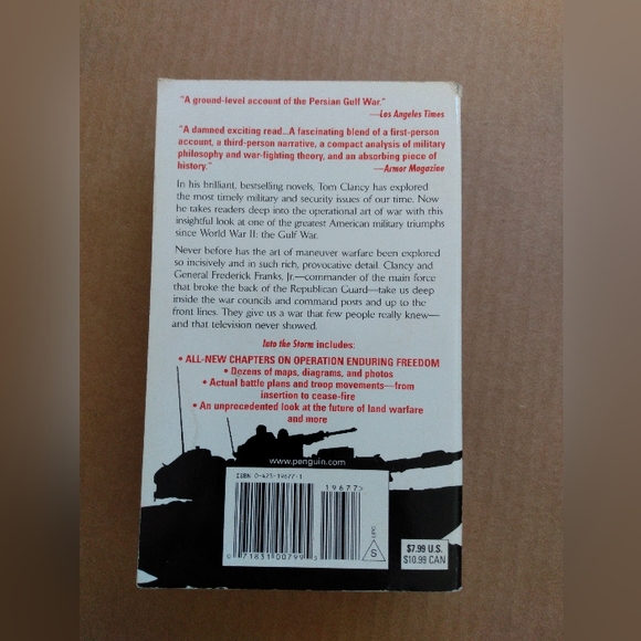 Into The Storm by Tom Clancy 1997 - Picture 3 of 3